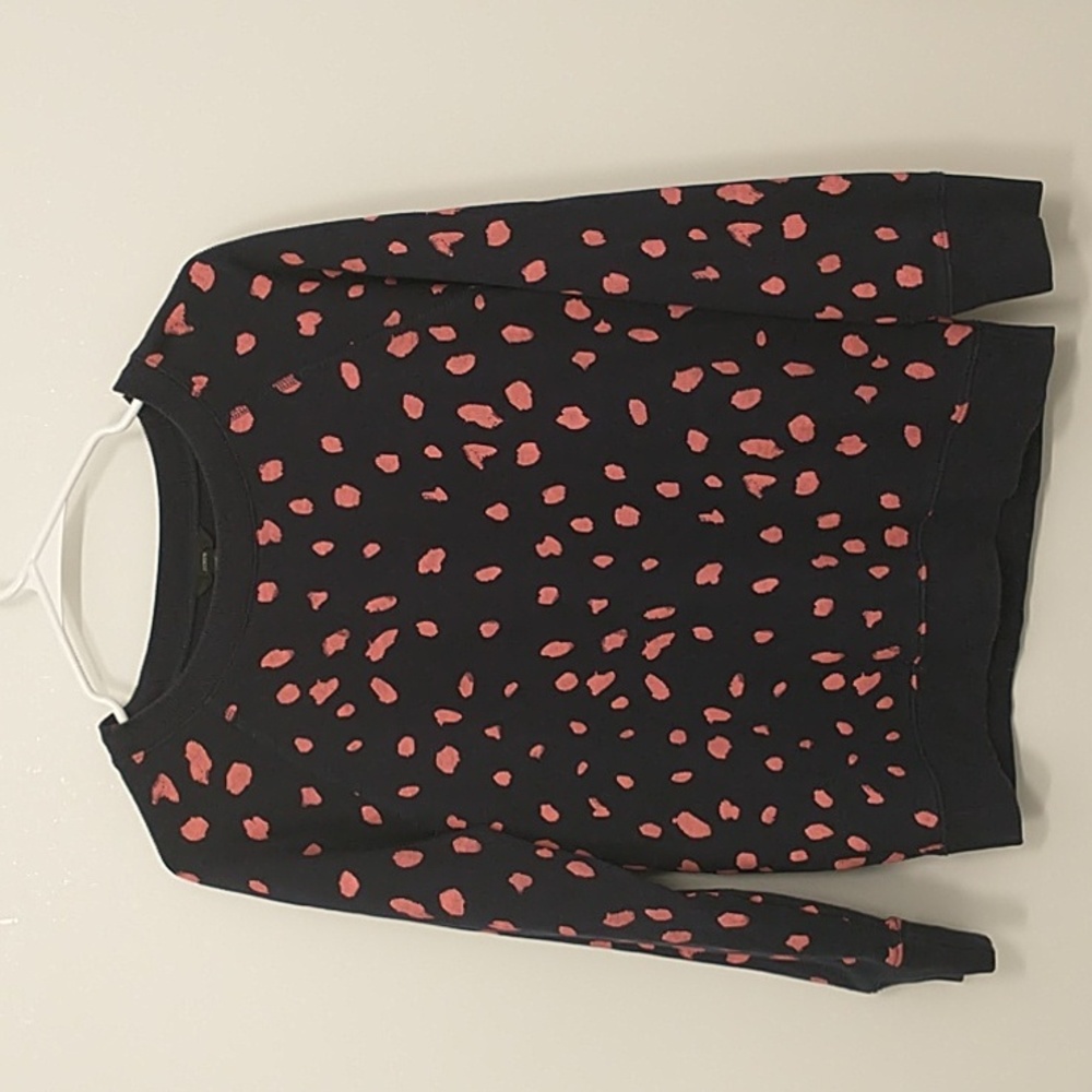 J. Crew Blue Abstract XS Pullover